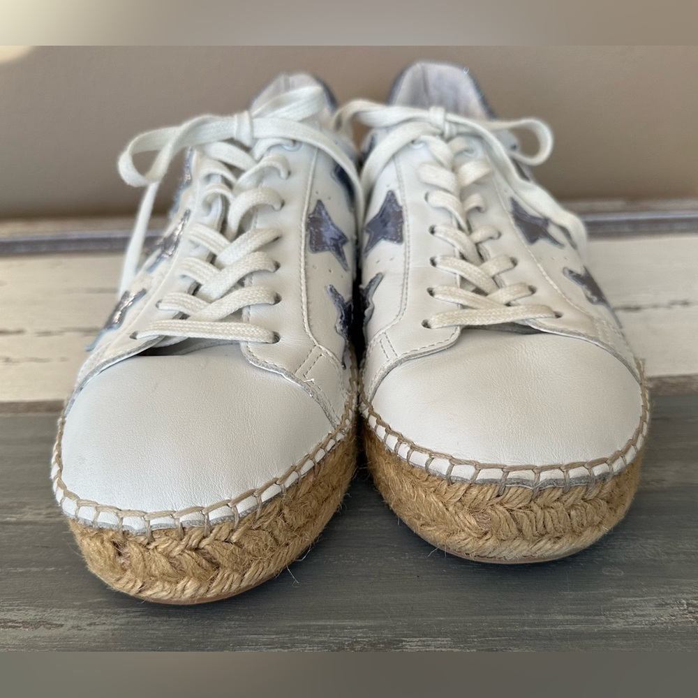 Marc Fisher Women’s Marcia Star Espadrille Sneaker - Size 10. - Picture 4 of 6